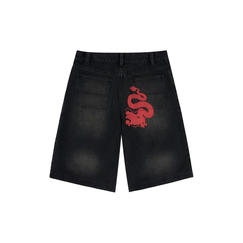 OCCUPY Denim Shorts Unisex-1