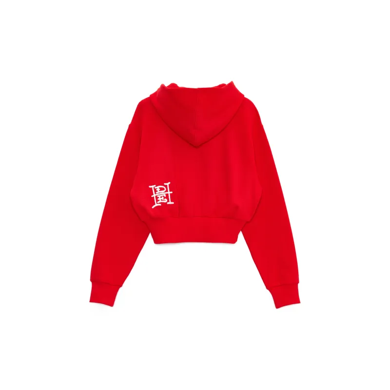 Ed Hardy Reverse World Series Sweatshirts Women's China Red-1
