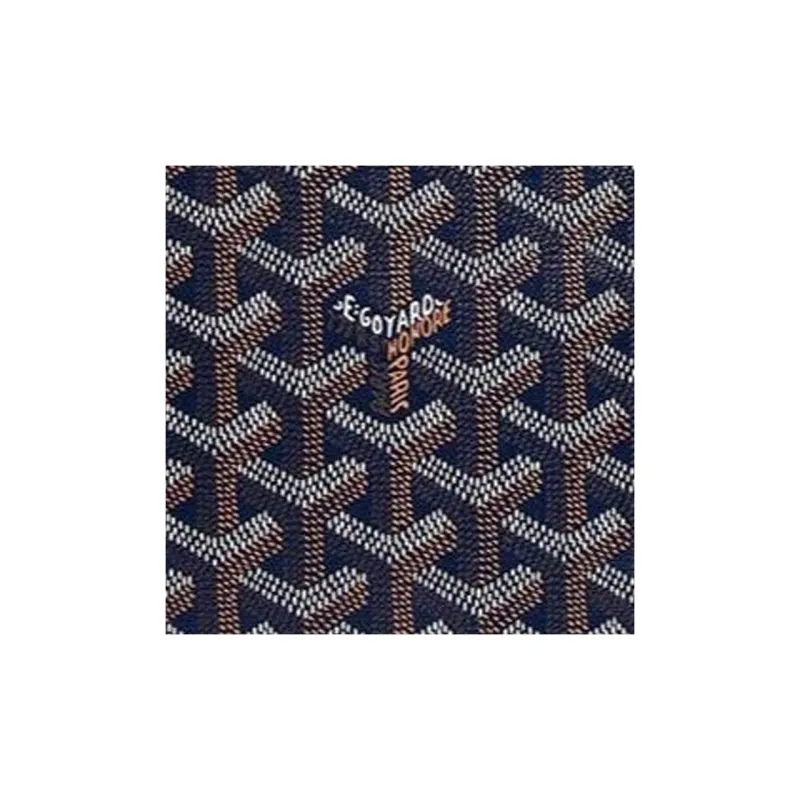 GOYARD Alpin Canvas With Leather Backpack Mini Unisex Marine Blue-5