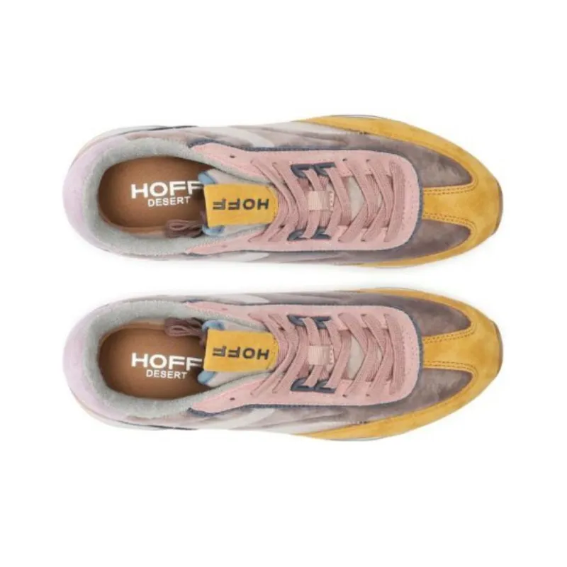 HOFF Anti Slip Wear Resistant Low Top Casual Shoes Women's Yellow Gray Blue-3
