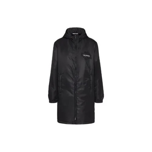 Valentino Coats Men Black