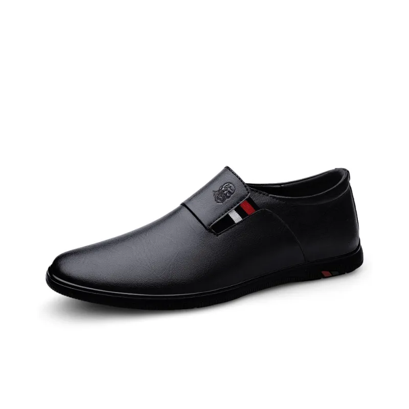 LAORENTOU Dress Shoes Men Low Top Black/Brown/Blue-1