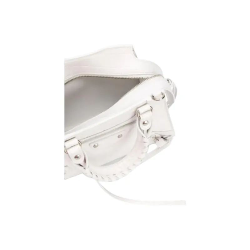 Balenciaga Neo Classic Cow Leather Shoulder Bag Crossbody Bag Handbag Mini Women's White-3