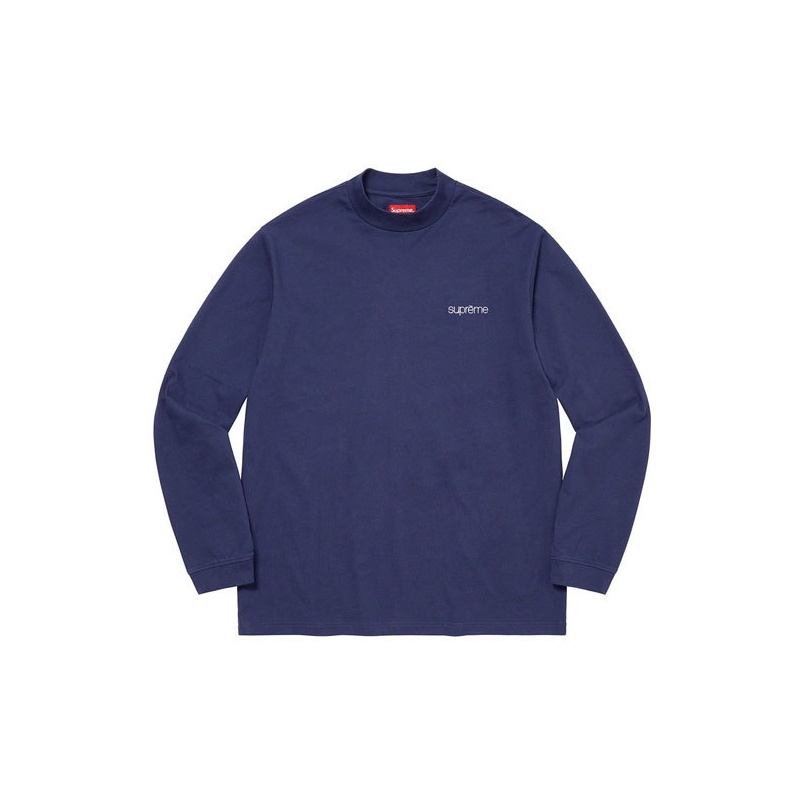 Supreme Mock Neck L/S Top Black L - POIZON Supreme Mock Neck L/S Top Black L - POIZON