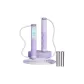 Jump Rope Long Cord-Purple+Weighted Blocks+EVA Zip Pocket