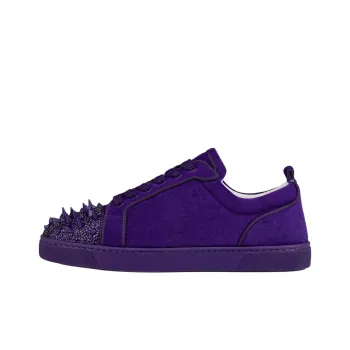 CL LUBOTING Jacaranda Low Top Skateboard Shoes Men's Purple
