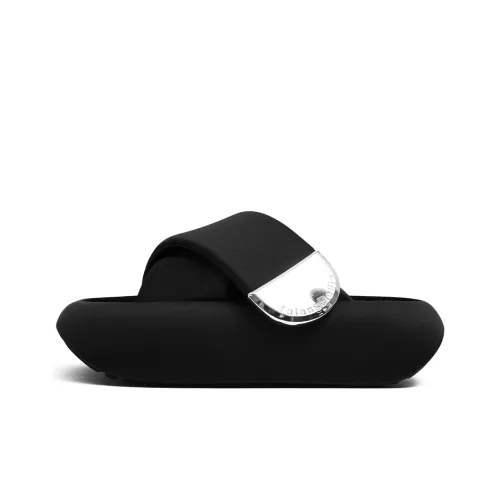 KMD Slide Slippers Women's Black