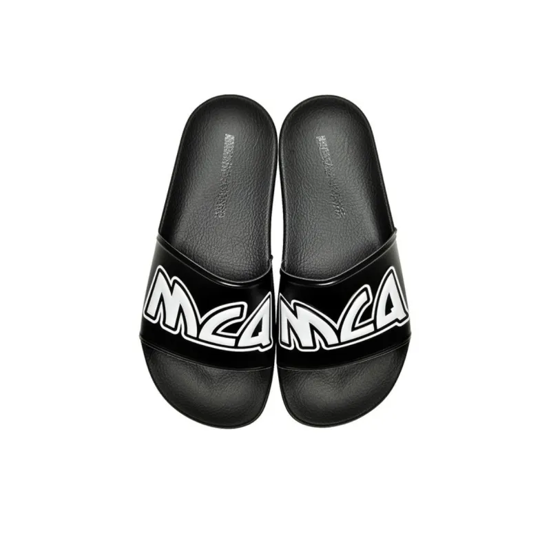 McQ Alexander McQueen Logo Sandals Black/White-6