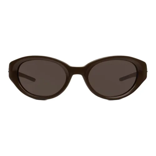 GENTLE MONSTER Plate Frame Irregular Shape Sunglasses Unisex Umber