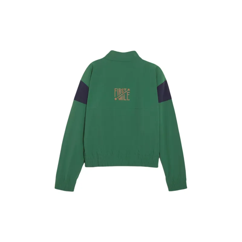 PUMA x First Mile Collaboration Women's Running Jacket Jackets Coats Women's Green-1
