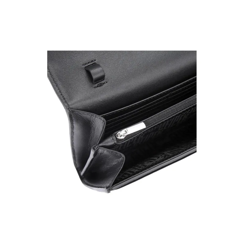 Kurt Geiger London Velvet Shoulder Bag Crossbody Bag Wallet Women's Black-3