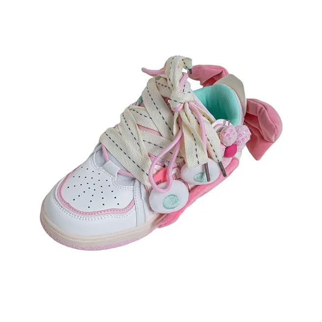 OYNN Young Baby Series Aaah Dopamine Girlish Box Anti Slip Wear Resistant Low Top Skateboard Shoes Women's-3