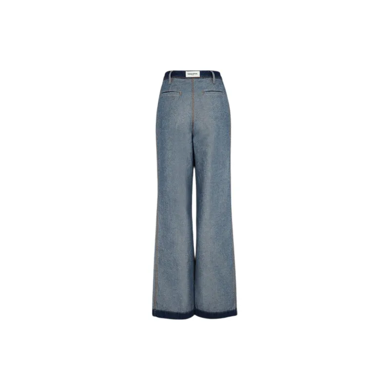Sonia Rykiel High rise Upside down Straight leg Jeans-1