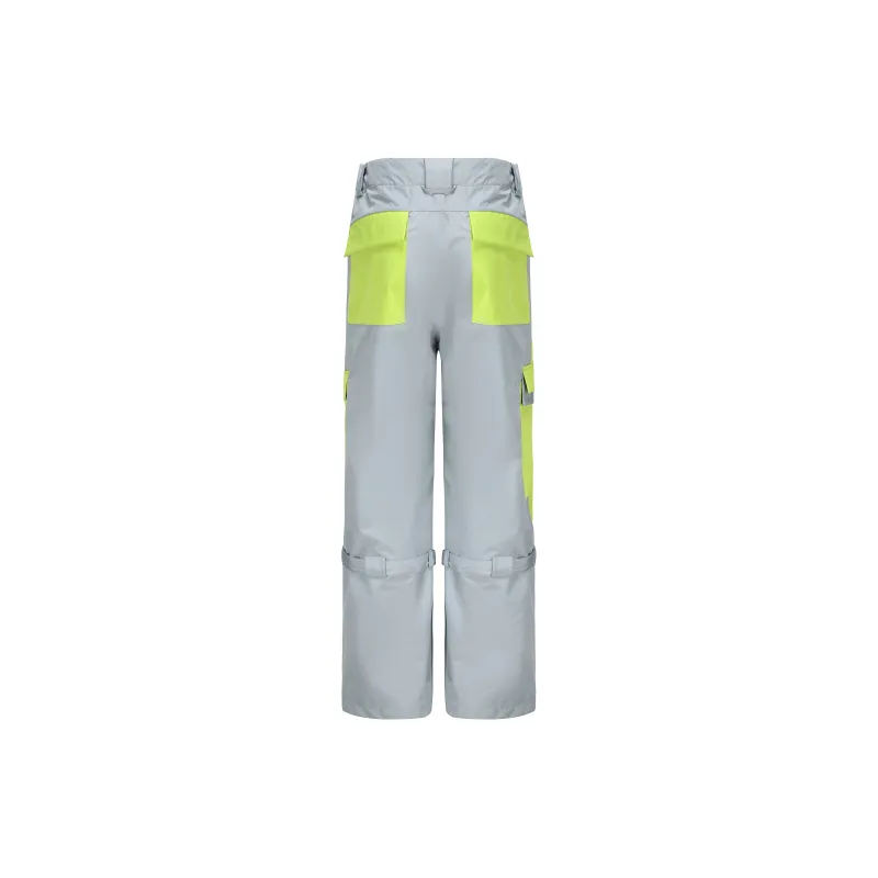AMANDA BY Cargo Pants Unisex Green Gray-1