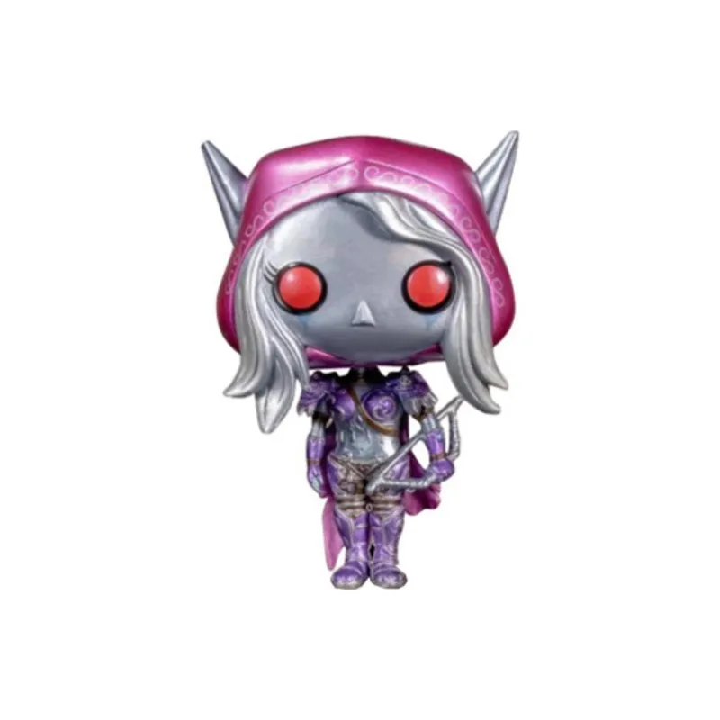 Blizzard 30th Anniversary Limited Merch World Of Warcraft Illidan/Sylvanas Funko Scale Figures 10cm-1