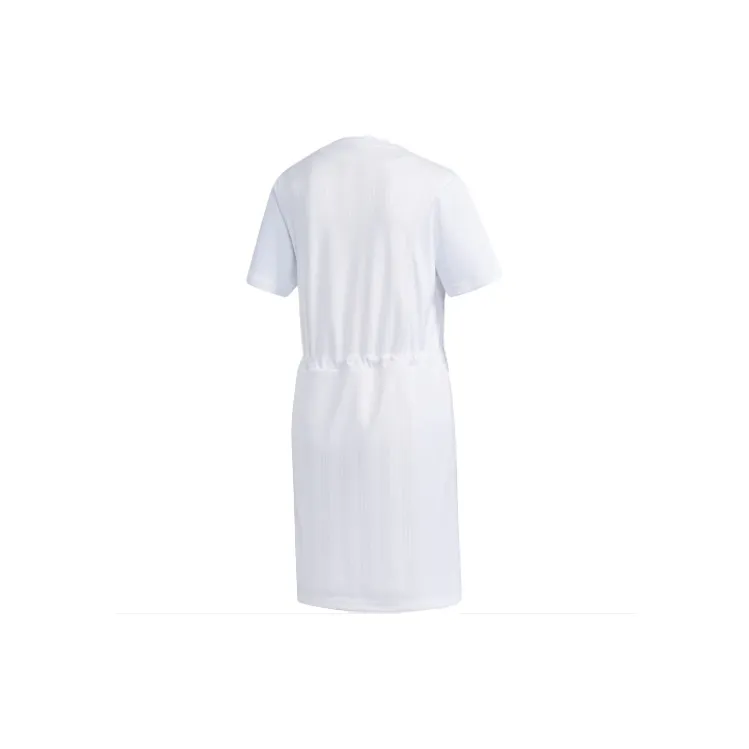 Adidas Short Sleeved Dresses Women's White-1