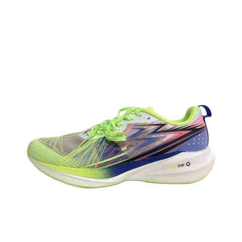 361° Cushioning Breathable Low Top Training Running Shoes Men's Green Purple Gray