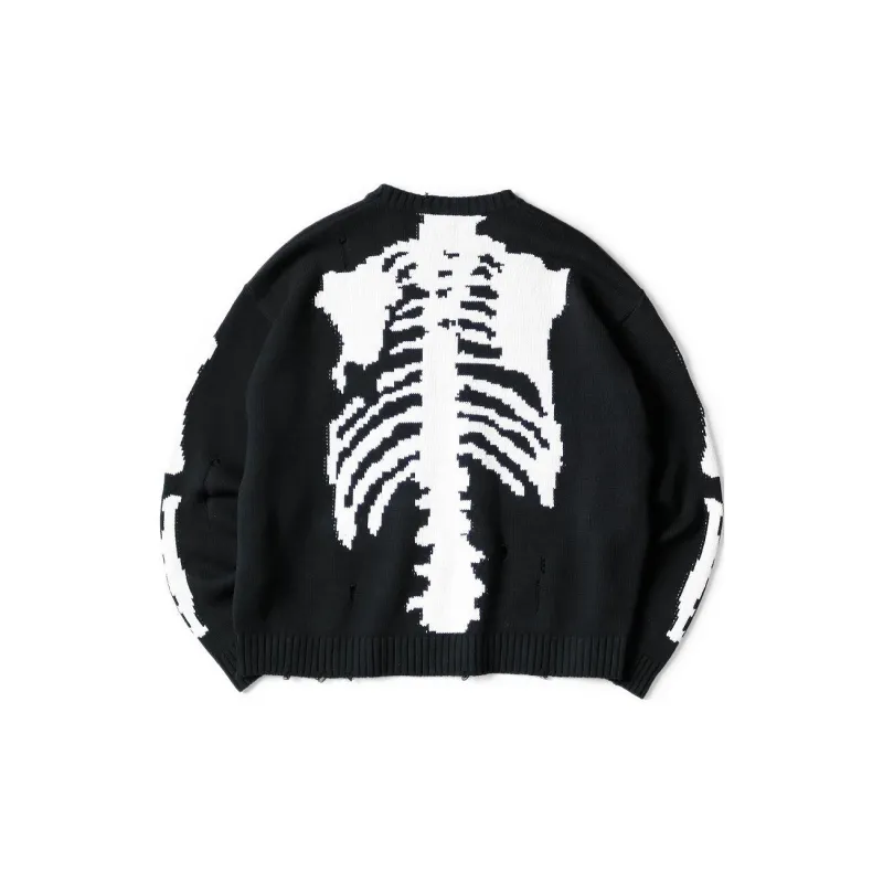 Kapital Knit Bone Crew Sweater-3