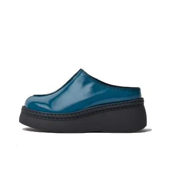 MIISTA Rubber Sole Wrap-toe Slippers Women's Blue