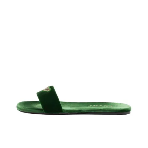 PRADA Slide Slippers Women's Green
