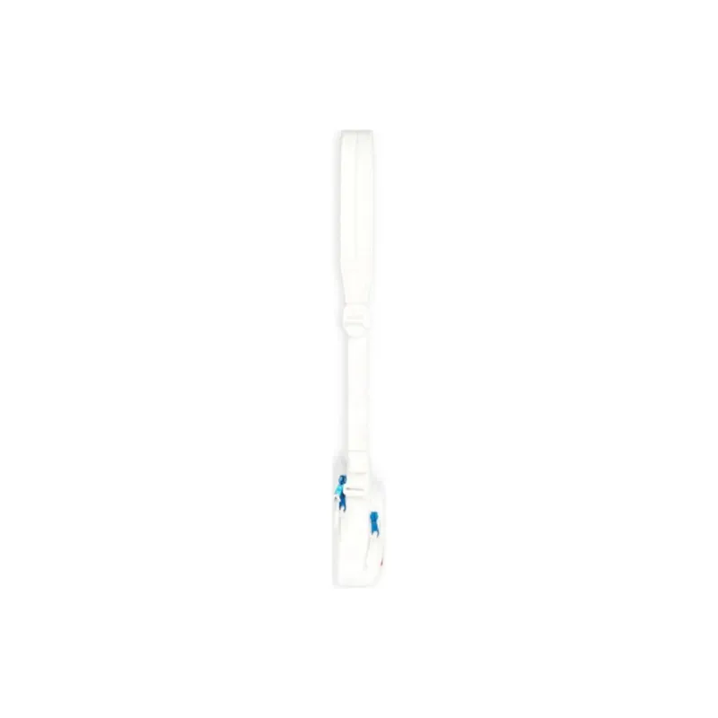 Balenciaga NASA Collaboration Embroidery One Shoulder Crossbody Cell Phone Pouch Men's White-2