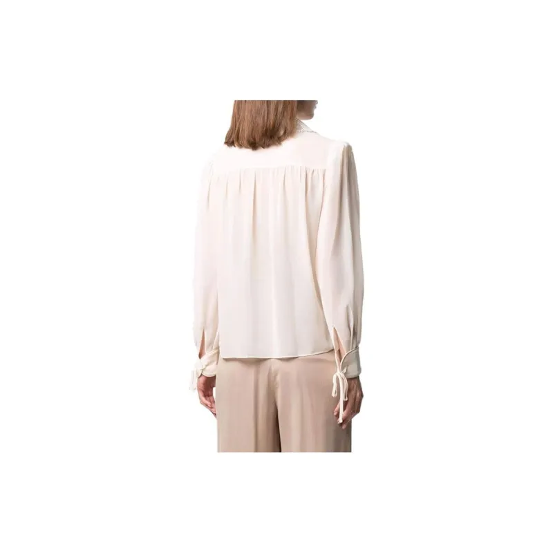 Self portrait Shirts Women's Apricot-1