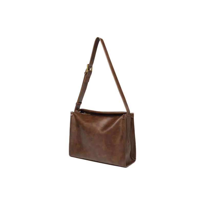 HAWA Velour Crossbody Bag Shoulder Bag Unisex Brown/Black-15