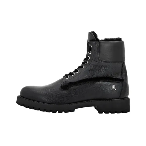 PHILIPP PLEIN The Hunter Shearling Lined Leather Boots