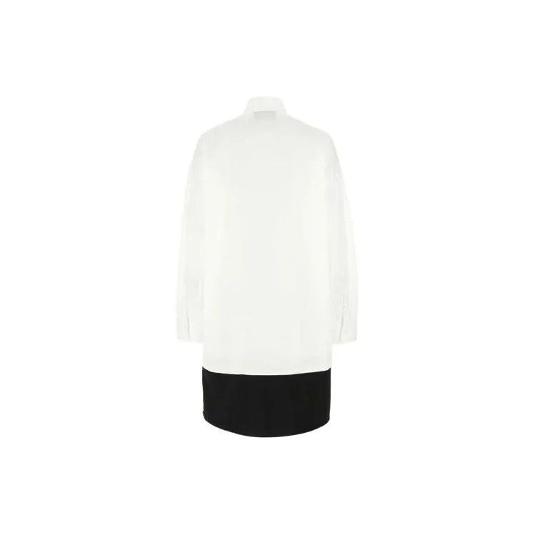 PRADA FW21 Long-Sleeved Dresses Women's White-1