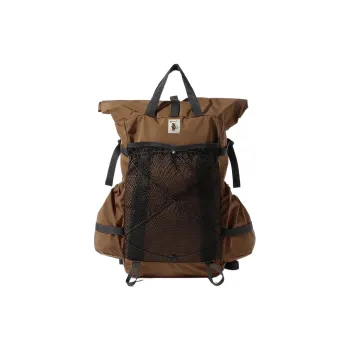 COBMASTER Nylon Outdoor Mountaineering Bag Backpack Unisex Light Brown & Black