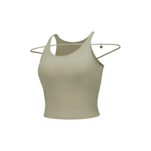 Lululemon Logo Charm Tank Tops Women's