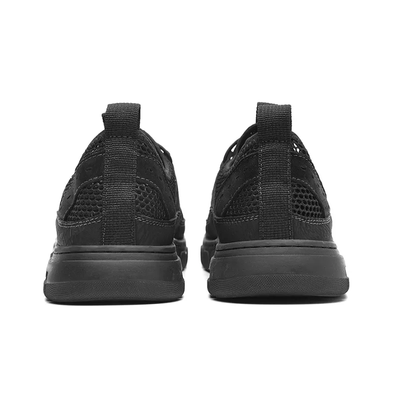 HLA Casual Shoes Men Low Top Sand/Black-3