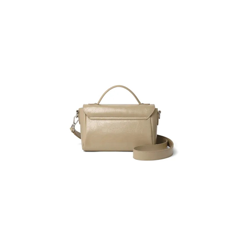 RED DRAGONFLY Cow Leather Handbag, Shoulder Bag, Crossbody Bag Regular Women's Apricot-2