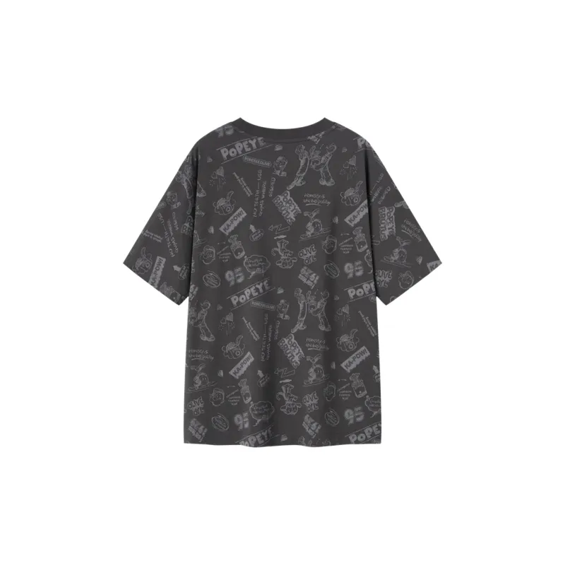 SEM/R x POPEYE Short Sleeved T Shirts Women's-4