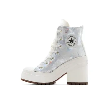 Converse Chuck 70 Chunky Heel High Heels Women's Metallic Silver