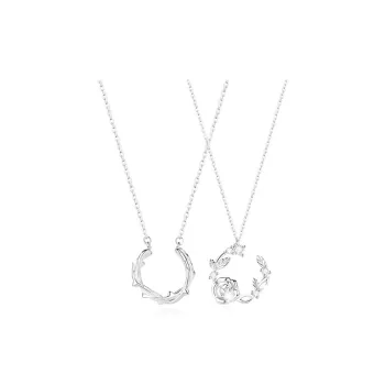 Asia Star S925 Silver Necklaces Unisex