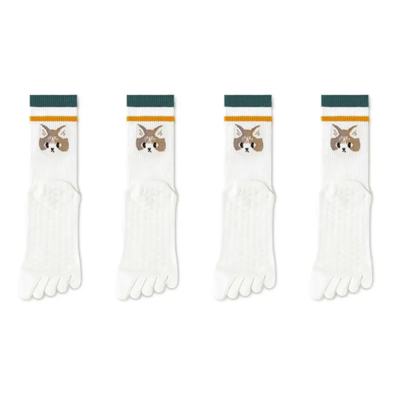 LUOLIAN Mid Calf Socks Women's 4 Pack-20