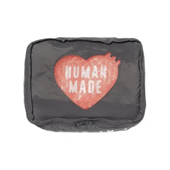 HUMAN MADE Heart motif Logo print Gusset Case