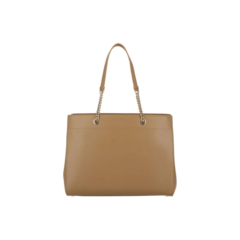 FERRAGAMO Vara Leather Tote Bag, Shopping Bag, Handbag Women's Camel-2