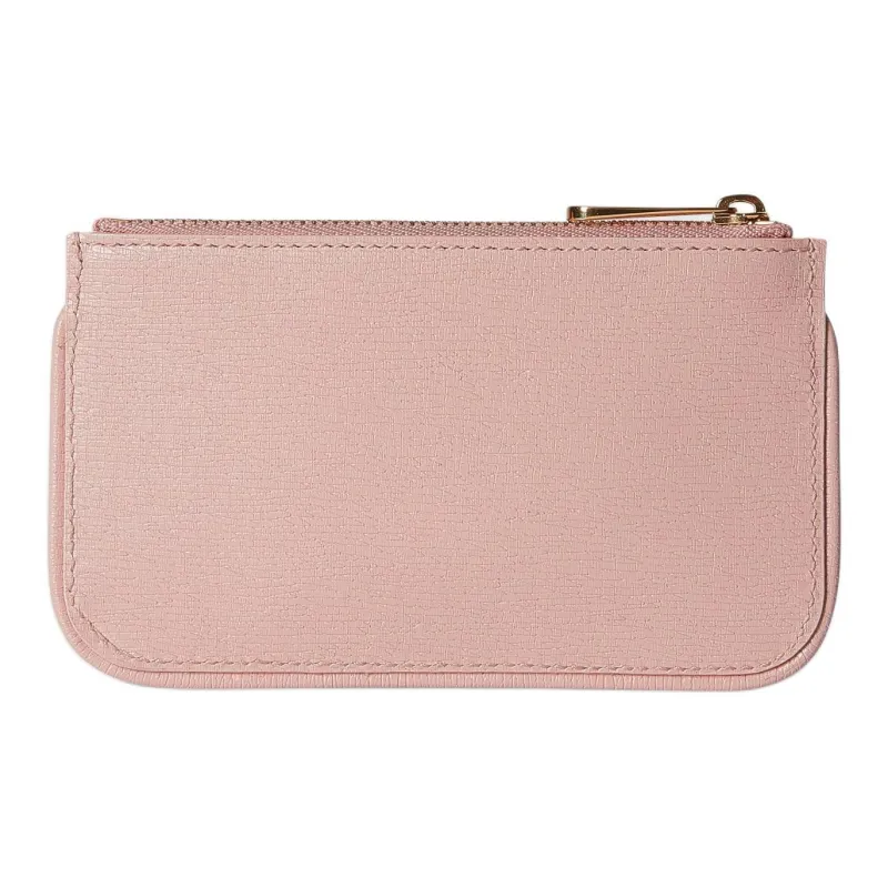 GUCCI Leather Wallet Key Pouch Unisex Light Pink-2