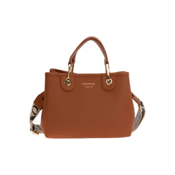 EMPORIO ARMANI Polyurethane Handbag Regular Women's Brown