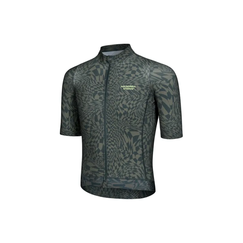 PAS NORMAL STUDIOS Cycling Clothing Men's Olive Green Plaid-2