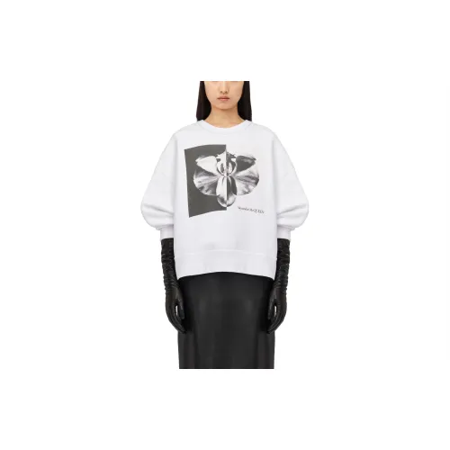 Alexander McQueen Sweatshirts Women's White