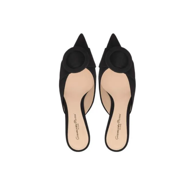 GIANVITO ROSSI Portofino 55mm Suede Mules-6