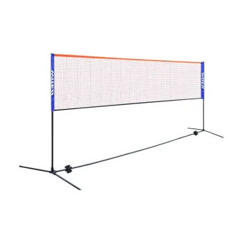 WITESS Foldable And Portable Badminton Nets Alloy Tube Indoor And Outdoor 2.1m 6.1 Beige