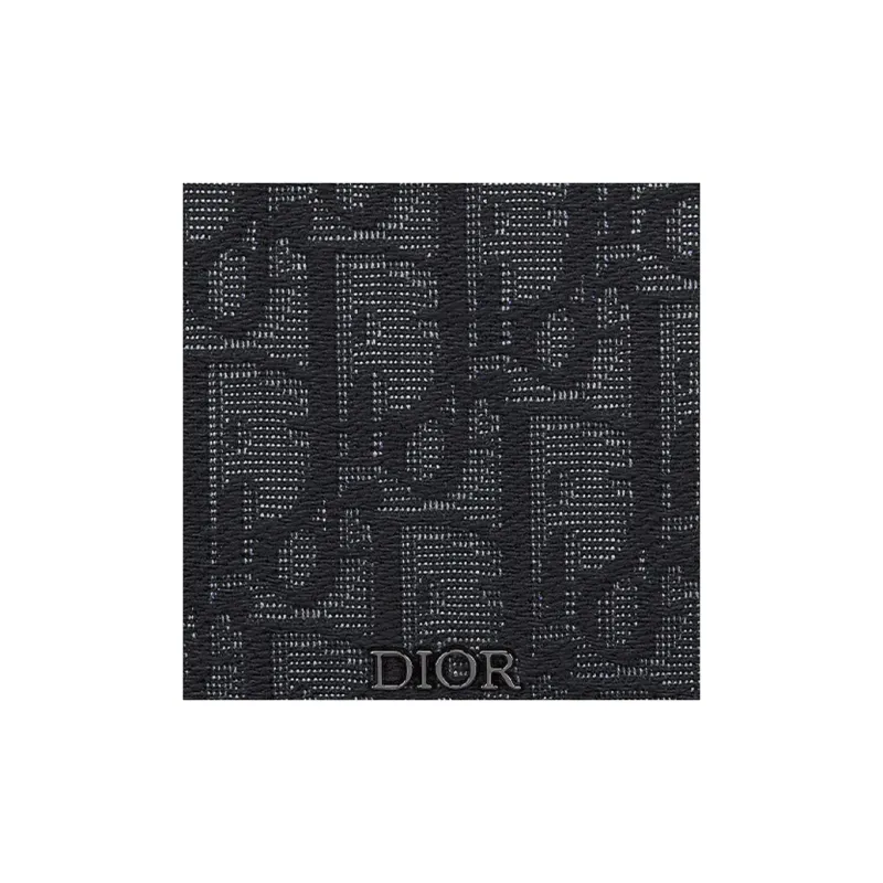 DIOR Oblique Printed Fabric Tote Bag Shopping Bag Handbag Shoulder Bag Crossbody Bag Regular Men's Black-5