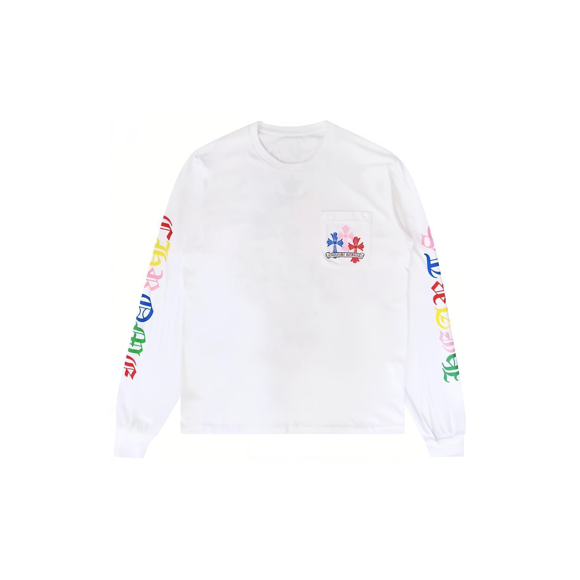 Chrome Hearts Multi Color Cross Cemetery L/S T-shirt - POIZON