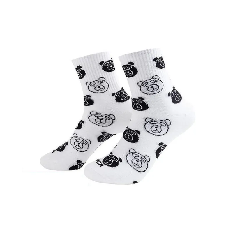 Anta x TEDDY BEAR Life Collection Mid Calf Socks Unisex 2 Pack-2