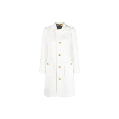 DSQUARED 2 Coats Women's White