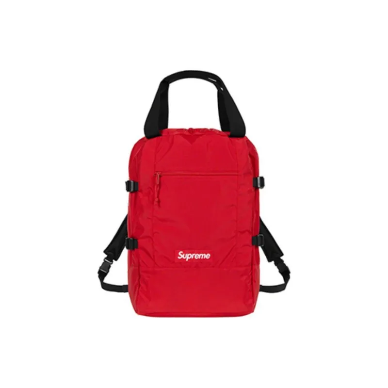 Supreme SS19 Nylon Backpack Regular Unisex Red-0